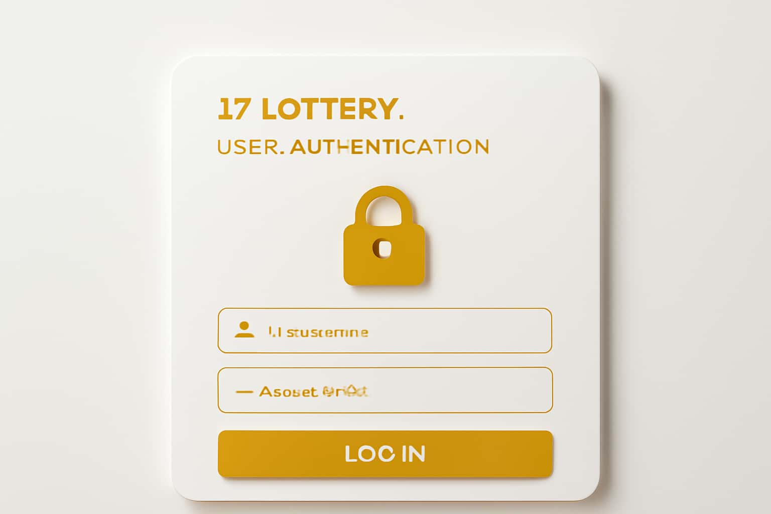L7 Lottery User Authentication Interface