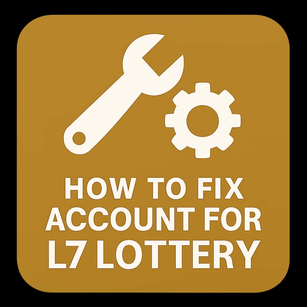 Icon representing L7 Lottery account assistance.