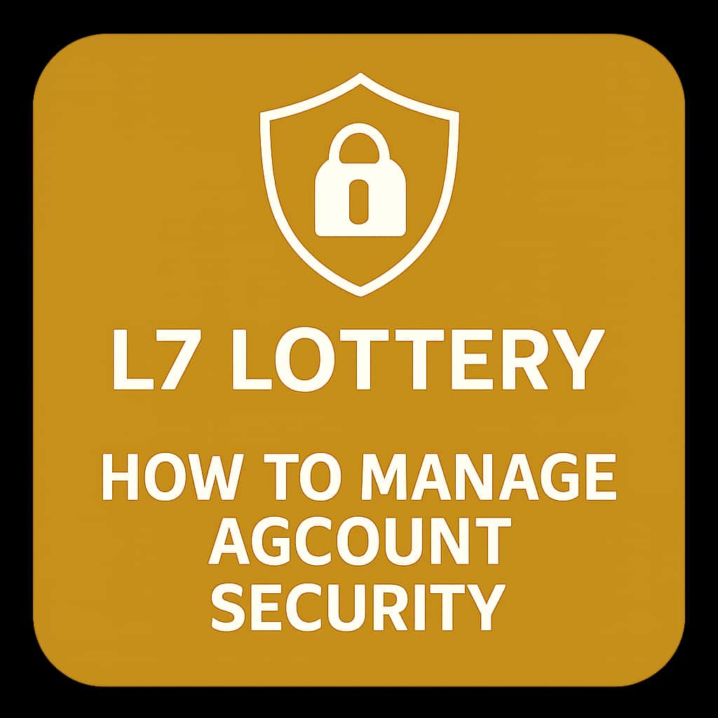 An icon representing account security best practices for L7 Lottery.