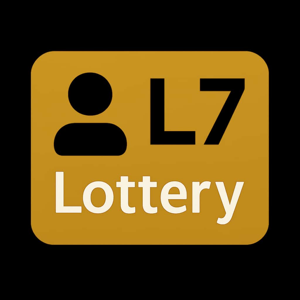 A professional badge representing assistance with L7 Lottery access issues.