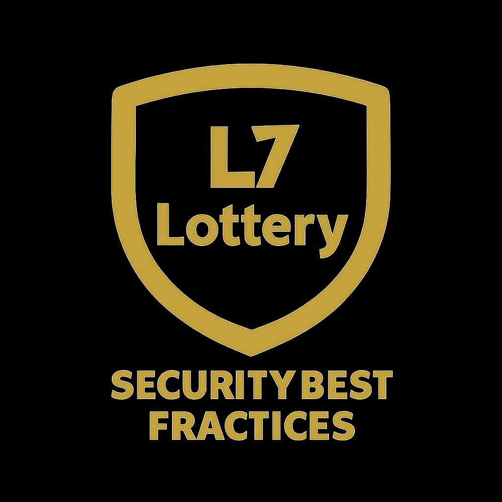 A badge icon illustrating L7 Lottery security practices.