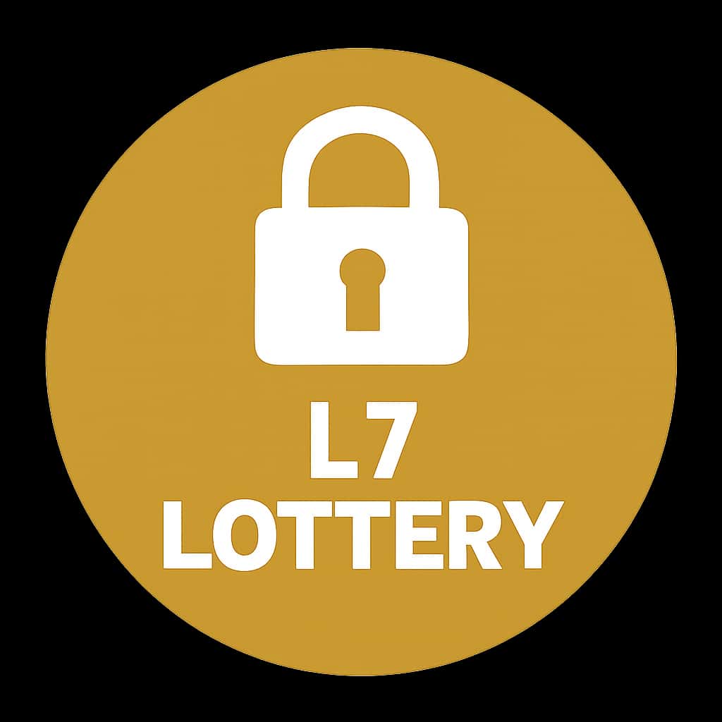A badge depicting secure practices for L7 Lottery.