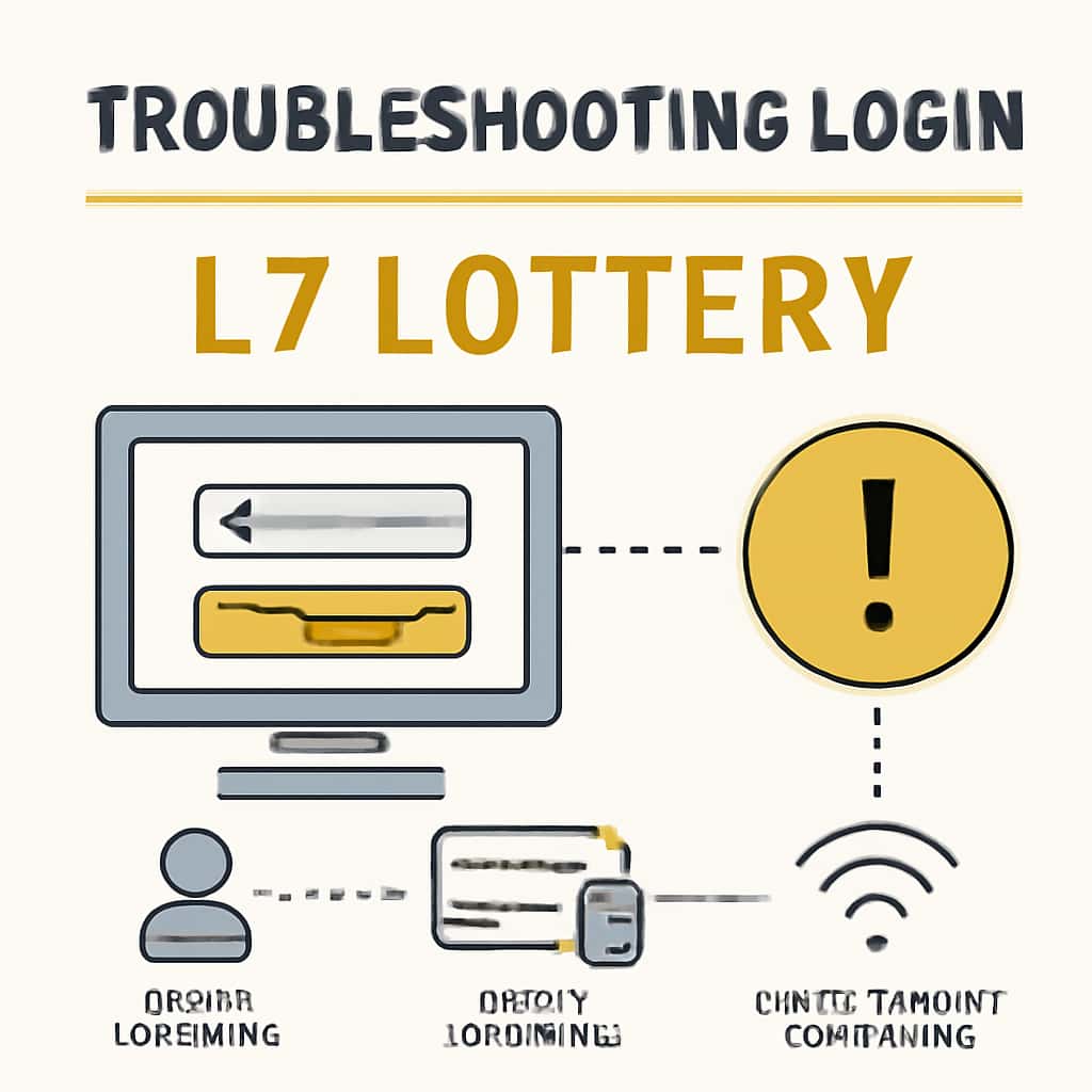 An educational diagram illustrating troubleshooting for L7 Lottery.